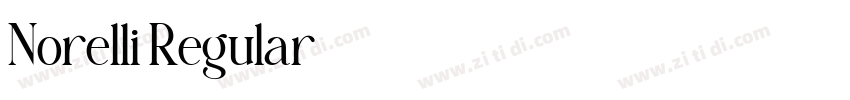 Norelli Regular字体转换 Norelli Regular字体转换